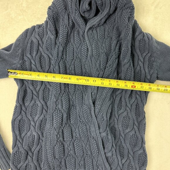 Superdry Women’s Deep Sea Cardigan Size Small Knitted Navy Label Anchor Design - Picture 8 of 9